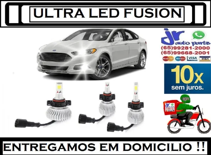 Lampada Ultra LED (Milha) Ford Fusion 6000K 12V 24V