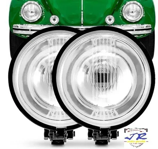 Par Farol Milha Auxiliar Redondo 