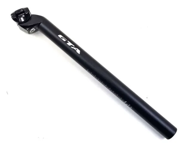 Canote Bicicleta GTA 27.2 x 350mm em Alumínio Preto com Carrinho 8814