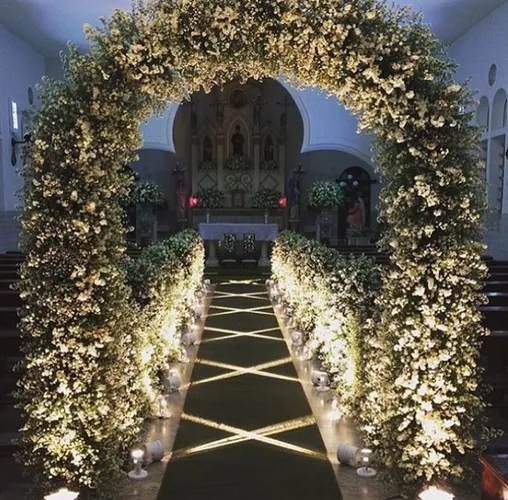 Iluminação para casamentos.