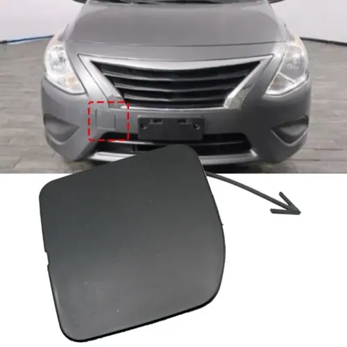 Tampa Reboque Parachoque Dianteiro Nissan Versa 2015 a 2020