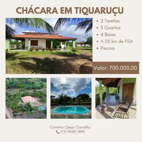 CHÁCARA - TIQUARUÇU