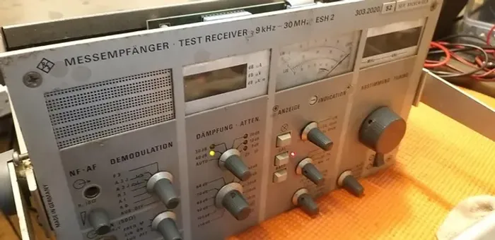 Unico Brasil! Receptor Rohde Schwarz ESH 2 alemão 9 KHz 30 MHz
