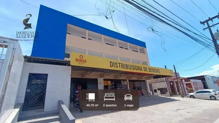 Apartamento com 2 quartos e garagem próximo a arena Castelão para aluguel, 45,01 m²