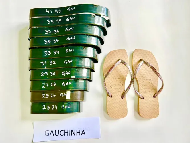 Navalhas de corte de chinelo todos os modelos e numeração a pronta entrega 