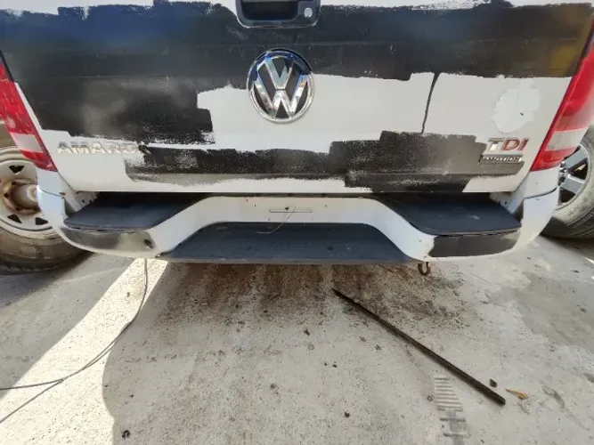Parachoque Traseiro Vw Amarok 2010/2022 Para-choque Traseiro Original Amarok