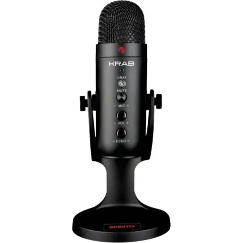 Microfone Krab Spirito Kbcgm10 Usb-c Preto