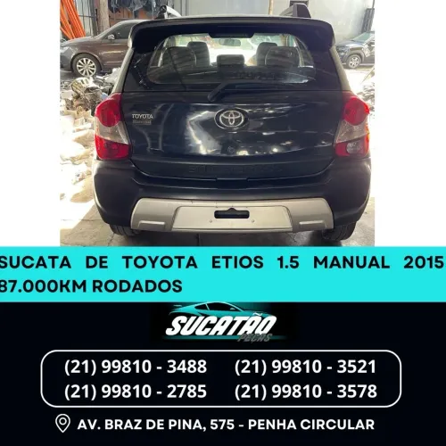 Sucata de Etios Cross peças 