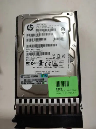 HD HP 146gb SAS 2,5 15k