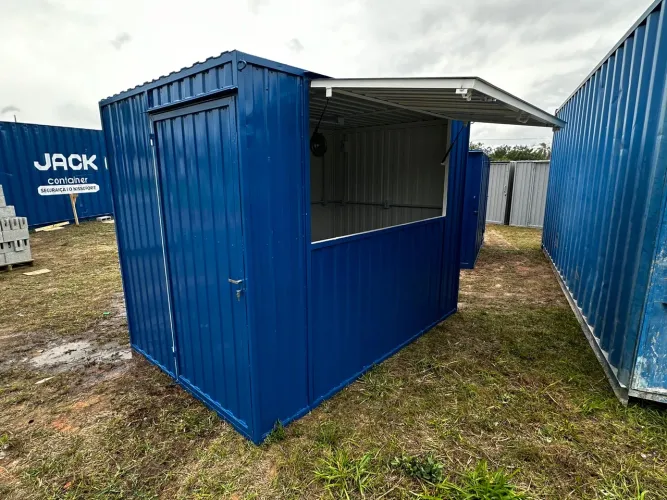 Container Lanchonete 3x2 - Azul