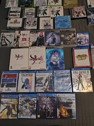 Final Fantasy - Maior coleção de jogos e itens disponíveis da internet, mais de 100 itens!