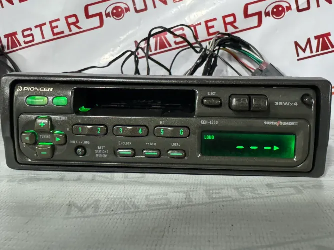 Toca fita rádio Bluetooth Pioneer keh-1550 lindo aparelho na promoção