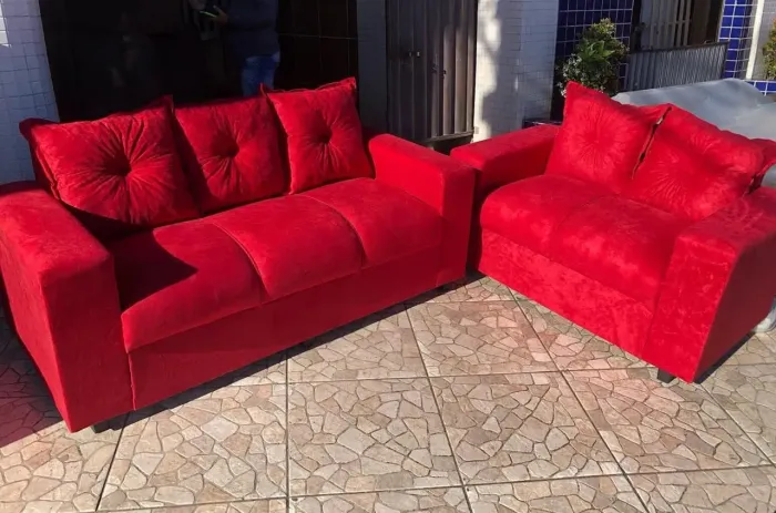 Conjunto sofa acochoado