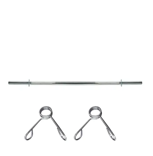 Barra oca tubular de 1,50 m + Presilhas