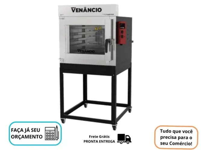 Forno Elétrico Turbo de Padaria Venâncio Novo