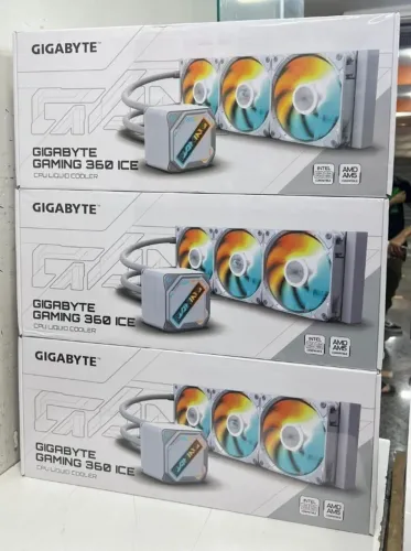 WATER COOLER GIGABYTE GAMING ICE 360MM BRANCO