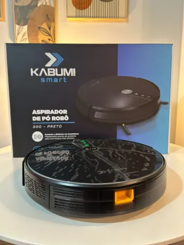Robô Aspirador e Passa Pano KABUM! smart 500