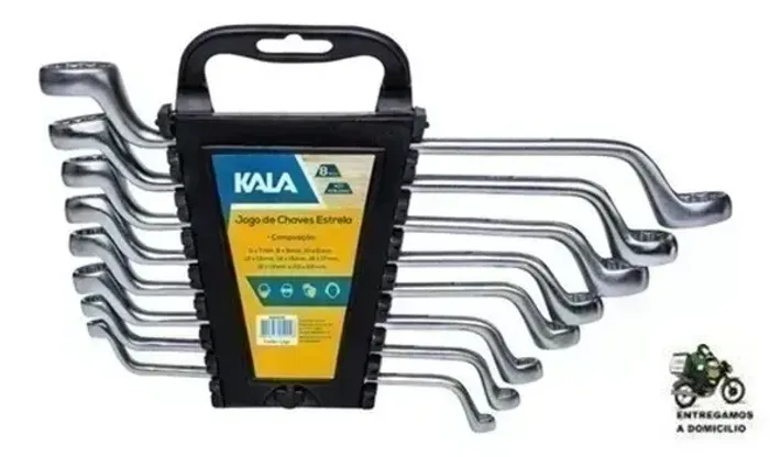 Jogo De Chave Estrela Omega Kala De 6mm A 22mm Com 8 Peças