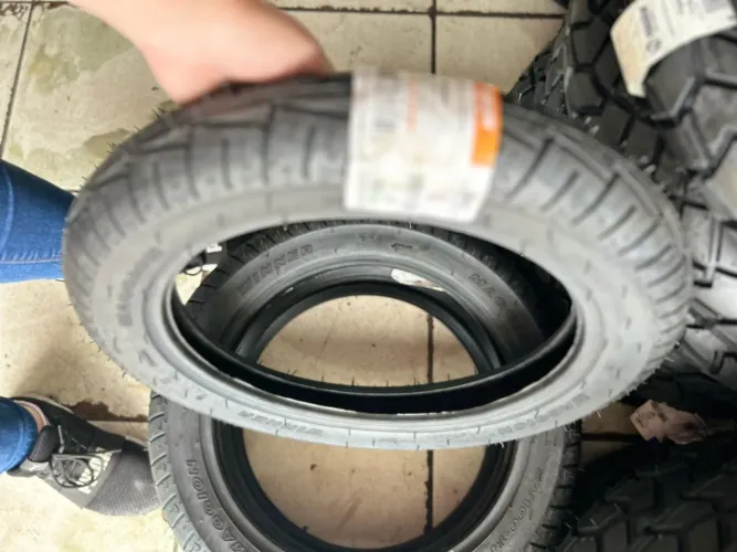 Pneu 80/100R14 traseiro de Biz MAGGION (sem câmara)