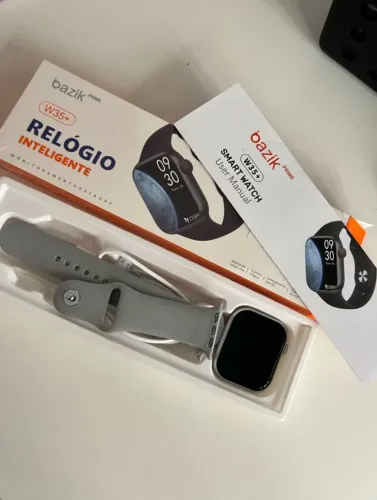 Promoção relógio smartwatch inteligente w35+ basik prime