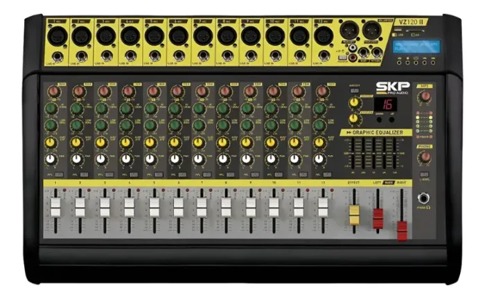 Console SKP Pro Audio VZ-120 II VZ Powered de mistura