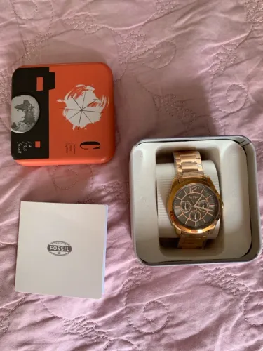 Relógio Fossil Cobre Original