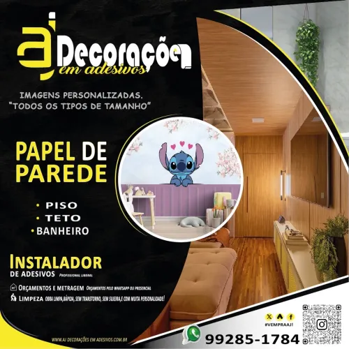 Papel de parede ou só instalação