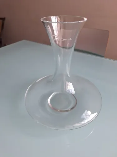 Decanter de Vinhos Francês comprado no restaurante do chef estrelado Paul Bocuse
