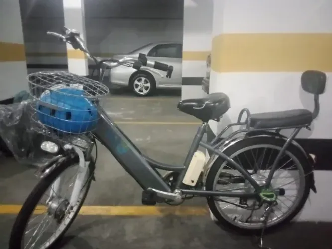  WIND E-BIKE Aro 24 350W Cinza de 2017 