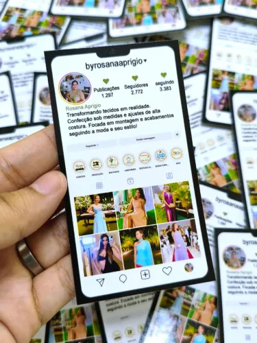 Cartão Feed Personalizado 10 unidades 