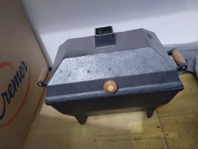 Churrasqueira alumínio ferro fundido 