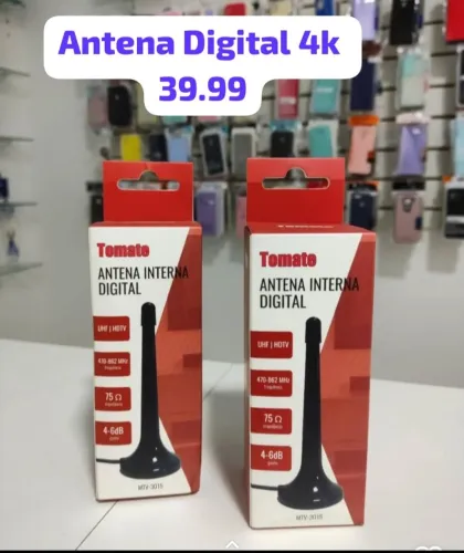 Antena Digital 4K Interna Tomato - Qualidade de Imagem Superior!