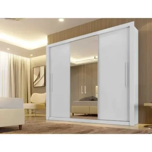 Guarda Roupa 3 Portas 4 Gavetas Espelho Novo Varios Modelos
