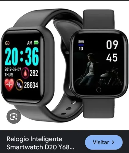 Relógio Digital novo Y-68 smartwatch R$69,00