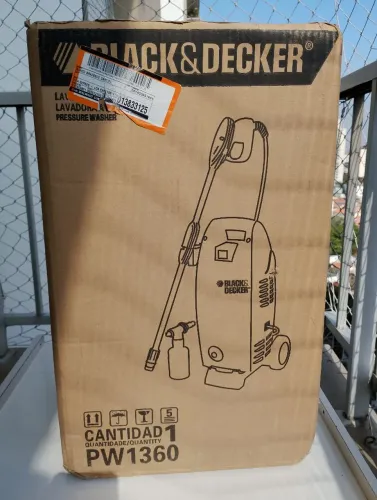 Lavadora de Alta Pressão Black+Decker PW1360