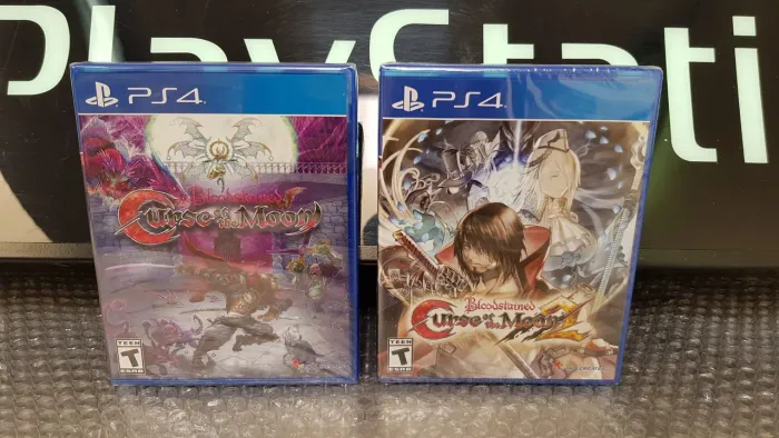 Bloodstained: Curse of the Moon 1 e 2  - PS4 - Novos Lacrados Limited Run