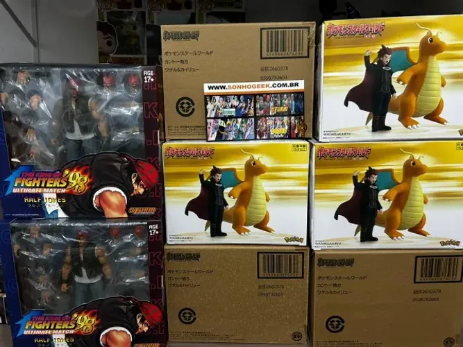 Pokemon Scale World Kanto Region Lance and Dragonite Figure Set (Reissue) - Bandai