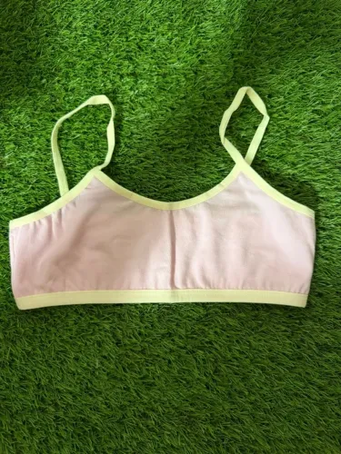 kit 2 Sutiã top infantil menina alça fina algodão