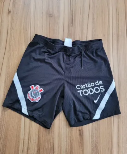 Short de Futebol Nike - Corinthians - Cartão de Todos - Tamanho G