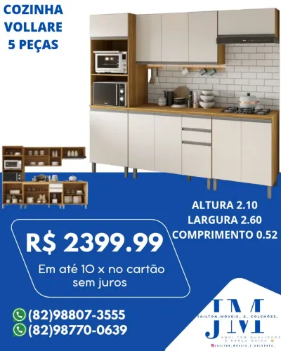 COZINHA DE LUXO VOLLARE FIORELO