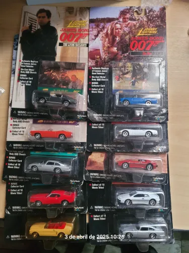 Carros James Bond - Coleção Completa