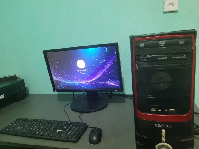 PC completo para estudos com ssd nvme 256gb