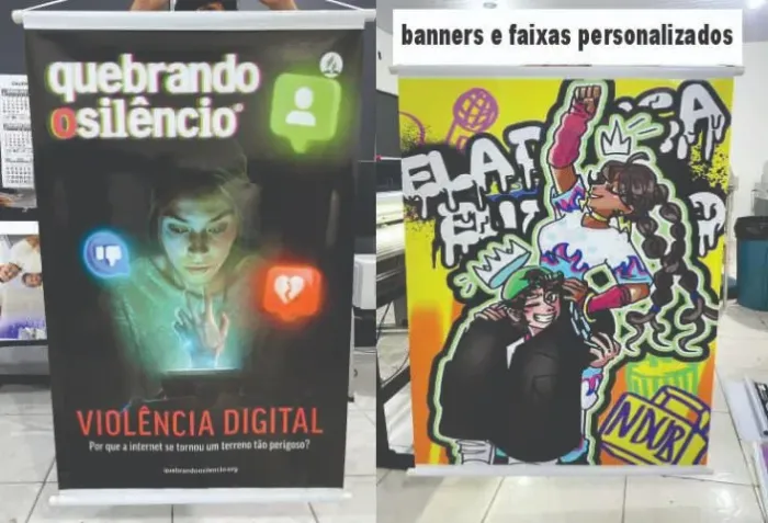 banners, faixas e adesivos