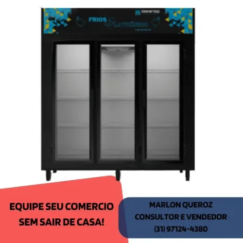 Expositor Refrigerado 3 Portas Ormifrio 220v