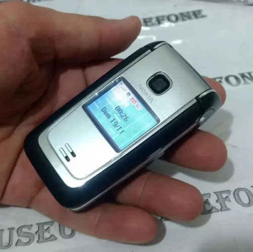 Nokia 6125 Flip visor externo celular antigo RELIQUIA impecável