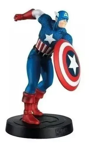 Action Figure Marvel Capitão America Factfiles (Usado) Action Figure Marvel Capitão Americ