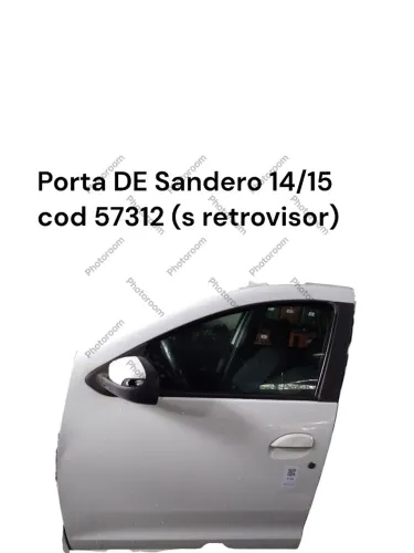 Porta DE Sandero 14/15 s retrovisor 