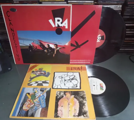 Disco de Vinil IRA! - Clandestino E Vivendo E Não Aprendendo 