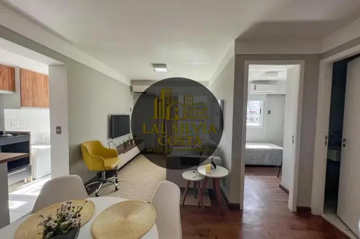 Apto em Botafogo, 2 quartos (1 suíte) 70 m² Mobiliado