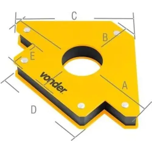 ESQUADRO MAGNETICO VONDER 30KG